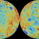 The topography of Ceres, with numerous deep craters but no particularly big ones. Image: NASA/JPL-Caltech/UCLA/MPS/DLR/IDA